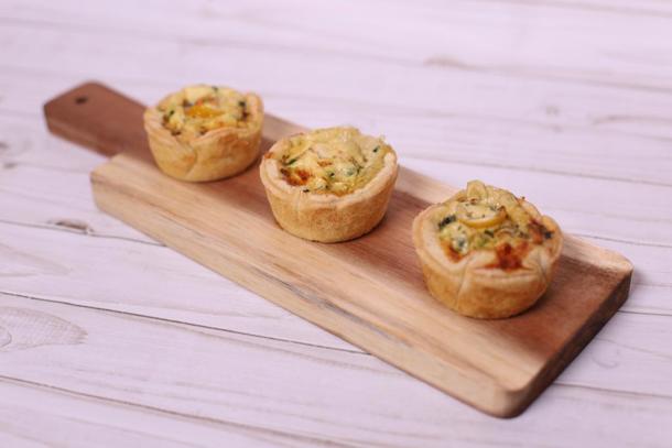 Мини киш с курицей