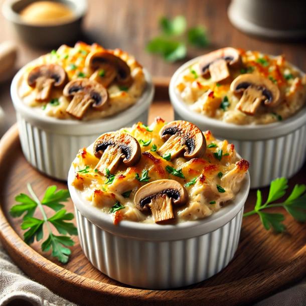 Жюльен с грибами и курицей