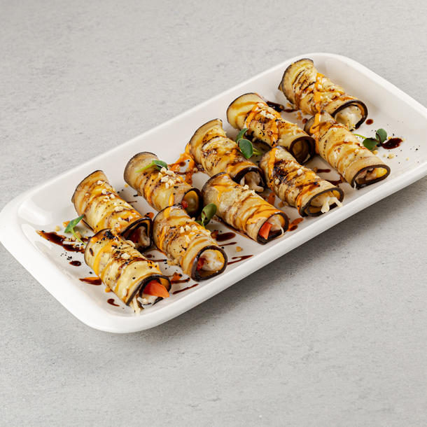 Рулетики из баклажан от Шефа