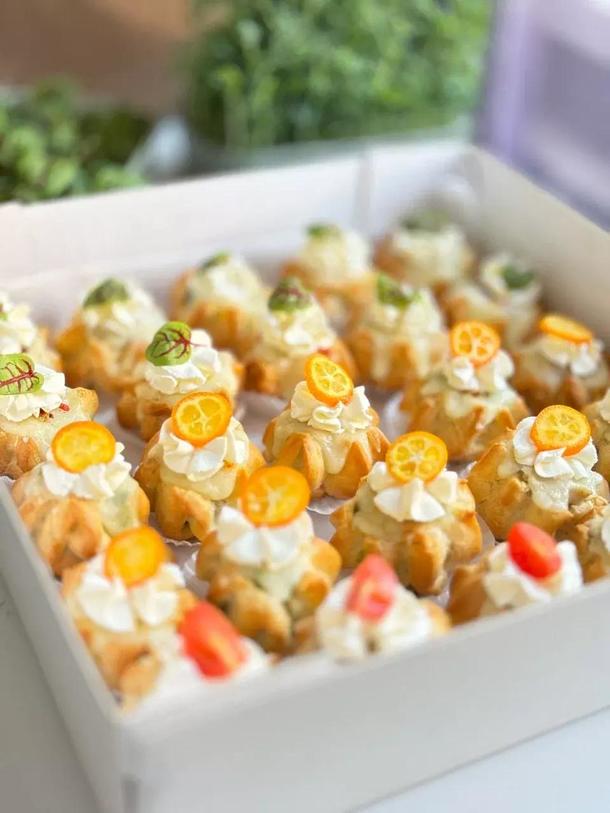 Жульены в профитролях