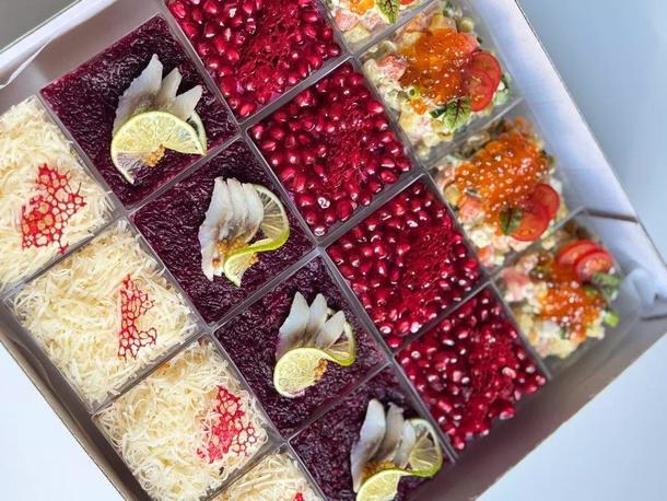 Порционные салаты