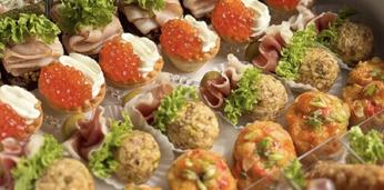 Канапе и тарталетки на 10-15 персон